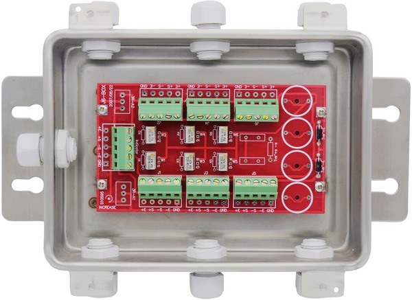 active summing load cell junction box